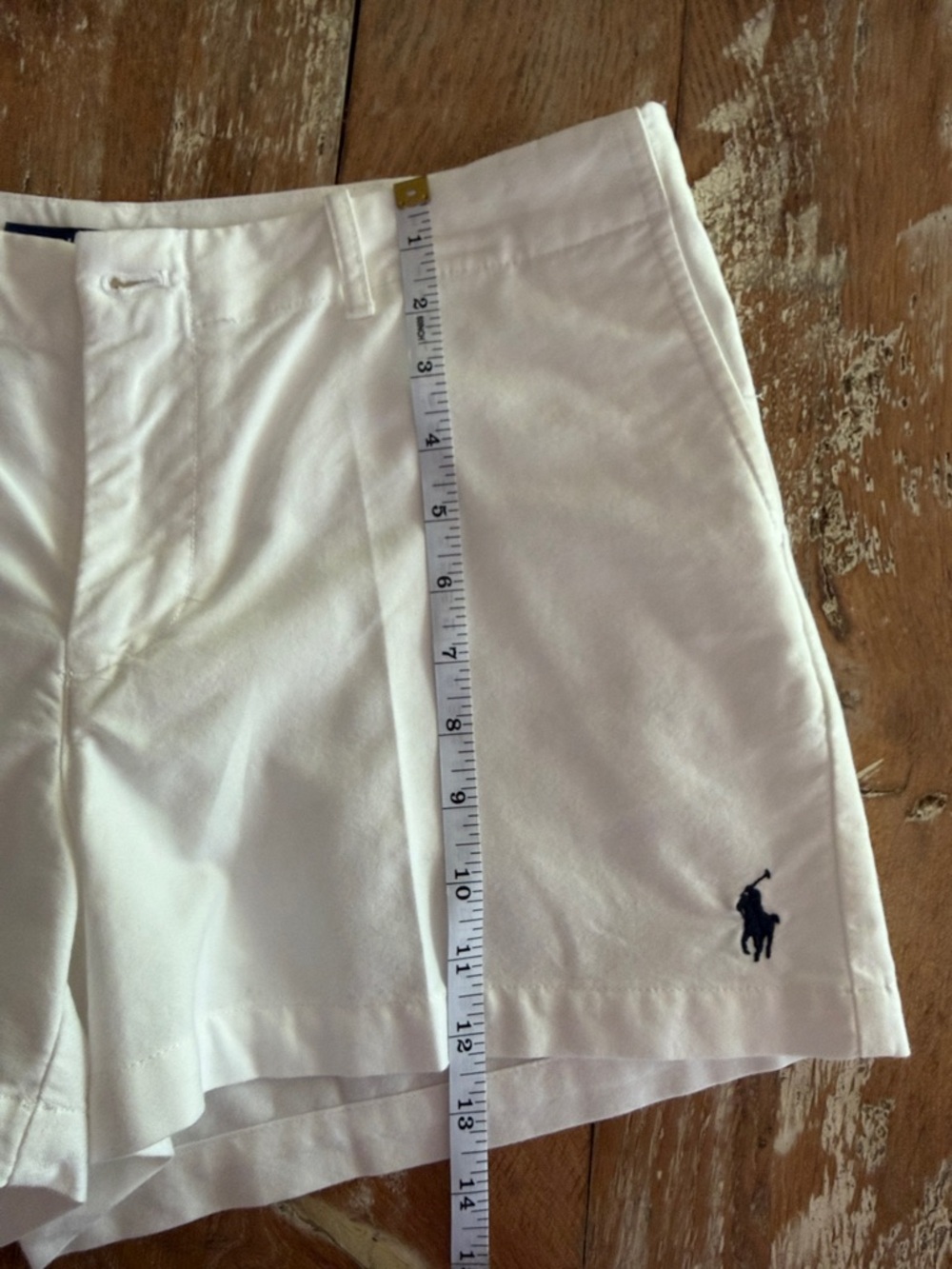 Ralph Lauren White Cotton Polo Shorts - Women's - Picture 8 of 10